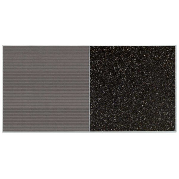 Sliding Door Indoor Enclosed Corkboard, 9